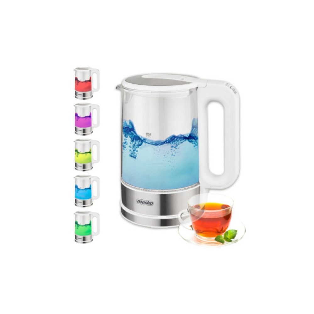 Електрочайник Mesko MS 1301 white