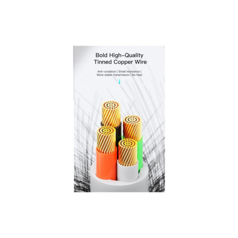 Дата кабель USB 2.0 AM to Lightning 0.25m 2.4A black Essager (EXCL-LSB01)