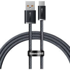 Дата кабель USB 2.0 AM to USB-C 1.0m 5A Gray Baseus (CALD000616)
