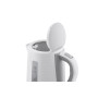 Електрочайник ARDESTO White stripes 1.7л, Strix, пластик, біло-сірий