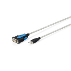 Адаптер DIGITUS USB-A > RS232 (M/M), FTDI, 1.8м