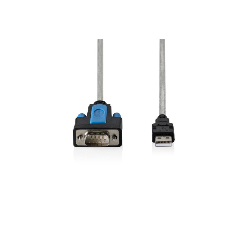 Адаптер DIGITUS USB-A > RS232 (M/M), FTDI, 1.8м