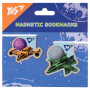 Закладки для книг Yes магнітні Super Space, 2шт (708116) Закладки для книг Yes магнітні Super Space, 2шт (708116)