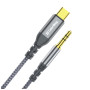 Кабель мультимедійний USB-C to 3.5mm M 1.2m gray ColorWay (CW-CBPDJ071-G) Кабель мультимедійний USB-C to 3.5mm M 1.2m gray ColorWay (CW-CBPDJ071-G)