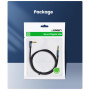 Кабель мультимедійний 3.5mm M to 3.5mm M 1.5m 90° corner AV112 blue UGREEN (60180)