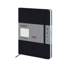 Тижневик Axent датований 2026 Grand Lines, 195х255, чорний (8831-26-01-A)