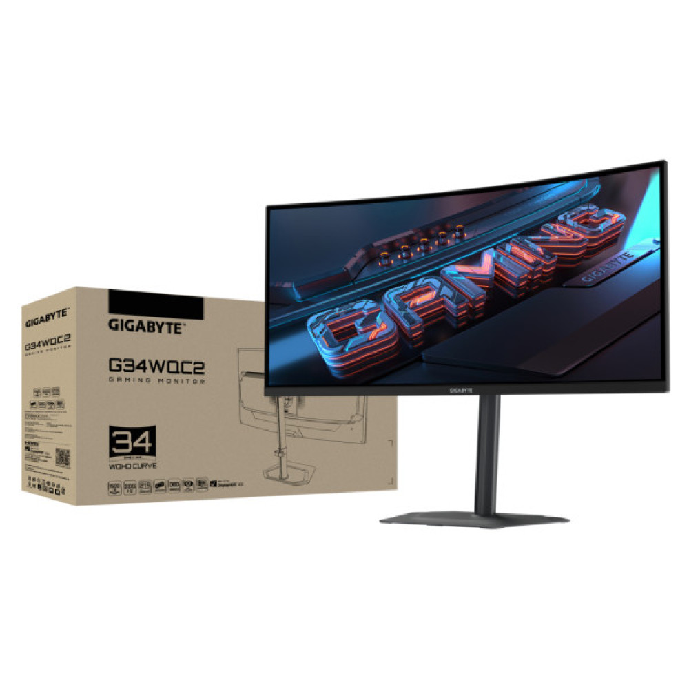 Монітор GIGABYTE G34WQC2 Gaming Monitor