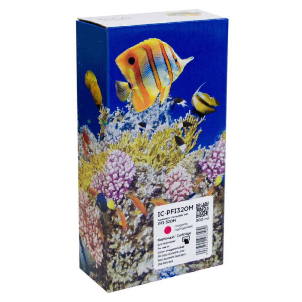 Картридж Barva Canon PFI-320M magenta 2892C001AA 300мл (IC-PFI320M)