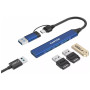 Концентратор Canyon hub DS-02 4in1 USB-A/C Blue (CNS-TDS02BL) Концентратор Canyon hub DS-02 4in1 USB-A/C Blue (CNS-TDS02BL)