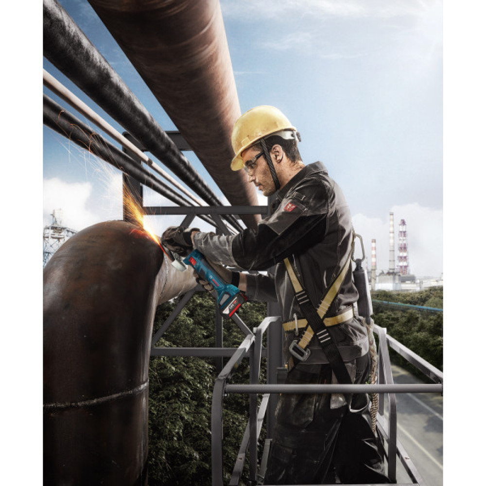 Шліфмашина кутова акумуляторна Bosch Professional GWS 180-LI 125мм 18В 11000об·хв 1.6кг без АКБ та ЗП