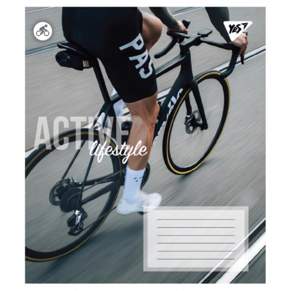 Зошит Yes Active lifestyle А5 48 аркушів клітинка (767712)