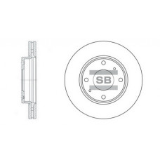 Гальмівний диск HI-Q SD1016