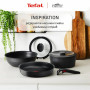 Набір посуду Tefal Ingenio Inspiration, 6 предметів, чорний (L867S604)