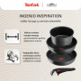 Набір посуду Tefal Ingenio Inspiration, 6 предметів, чорний (L867S604)