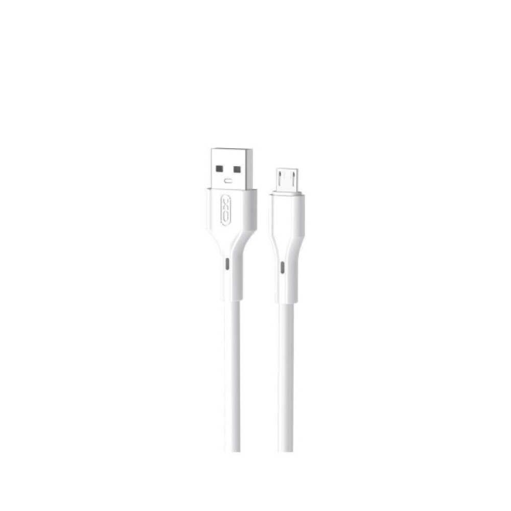 Дата кабель USB 2.0 AM to Micro 5P 1.0m 2.4A XO (CB-23UM)