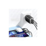 Зарядний пристрій Essager 2xUSB-C + 1xUSB PD67W QC4.0 FCP GaN black (ECT67W-LJB01-Z)