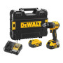 Шуруповерт DeWALT XR Li-Ion 18V 2x5Ah, 74 Нм, 0-450/0-1650 об/хв, 1.17 кг, TSTAK (DCD799P2T)