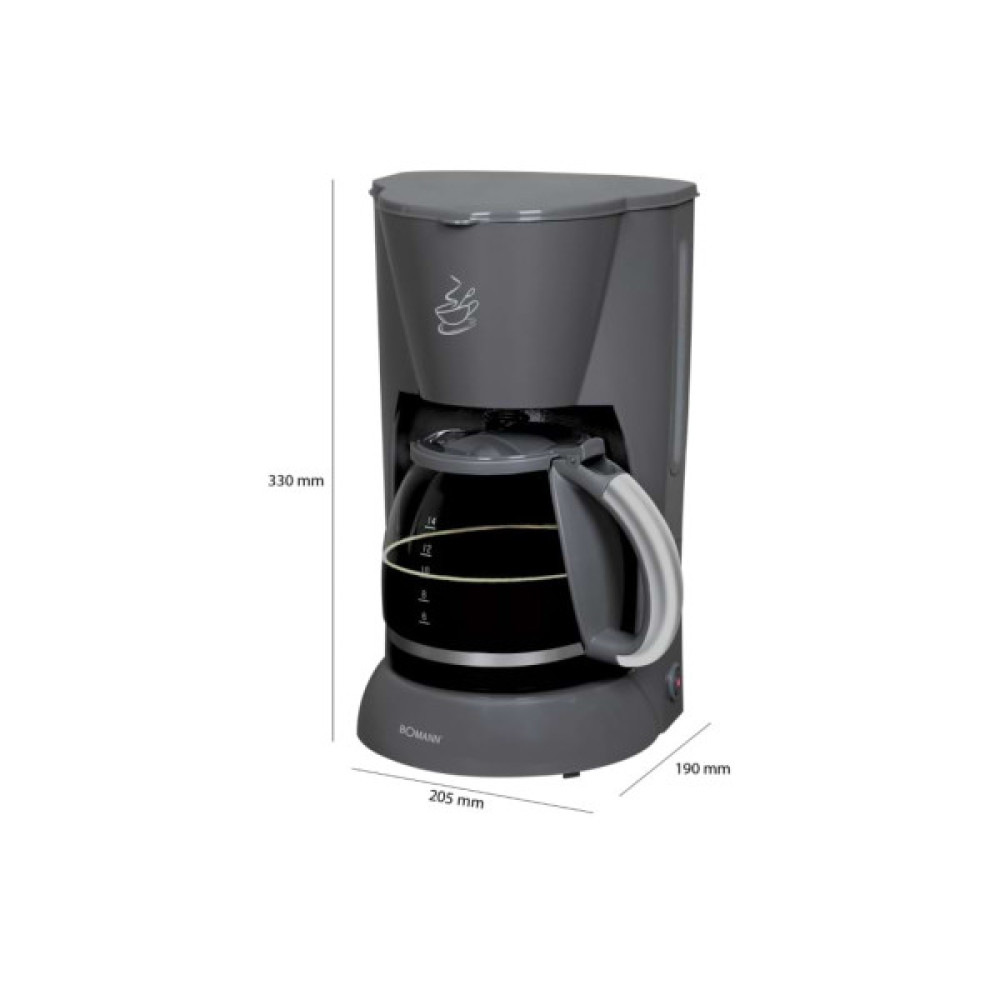 Крапельна кавоварка Bomann КА 183 CB grey (КА183CB grey)