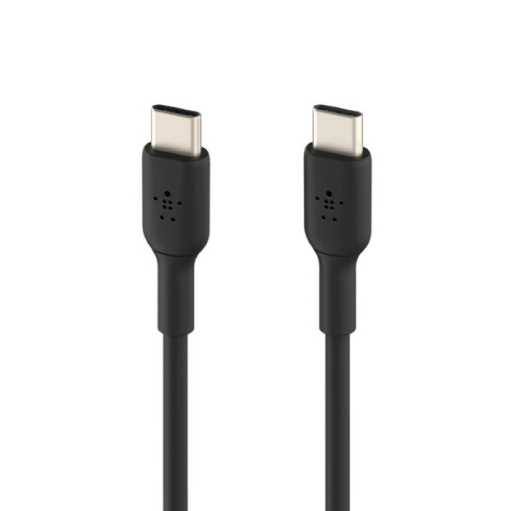 Дата кабель USB-C to USB-C 2.0m PVC black Belkin (CAB003BT2MBK)