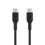 Дата кабель USB-C to USB-C 2.0m PVC black Belkin (CAB003BT2MBK)