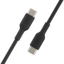 Дата кабель USB-C to USB-C 2.0m PVC black Belkin (CAB003BT2MBK)