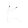 Кабель мультимедійний 3.5mm M to 3.5mm M 16 white BOROFONE (6974443389173)
