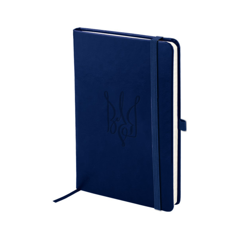 Книга записна Axent Partner Lux Воля 125x195 мм 96 аркушів, клітинка синя (8202-02-6-A)