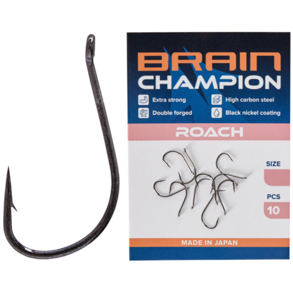 Гачок Brain Champion Roach 12 (10 шт/уп) (1858.54.68)
