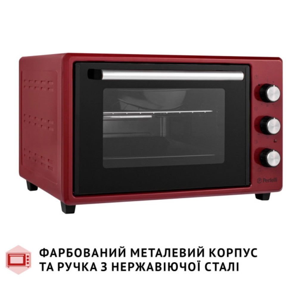 Електропіч Perfelli MIRAGE 37 RED