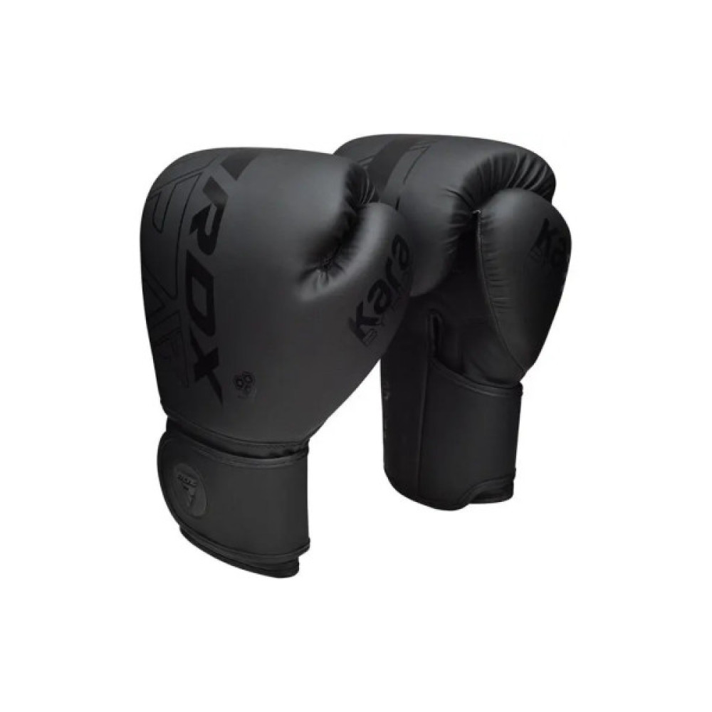 Боксерські рукавички RDX F6 Kara Matte Black 8 унцій (BGR-F6MB-8OZ)