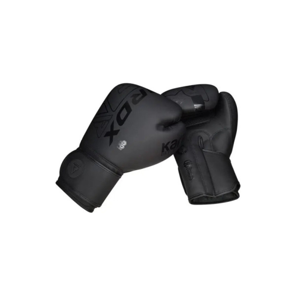 Боксерські рукавички RDX F6 Kara Matte Black 8 унцій (BGR-F6MB-8OZ)