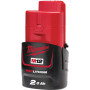 Шурупокрут-дриль акумуляторний Milwaukee M12 BLDDRC-202C 12В 2х2А·год 40Нм 0-550-1700об·хв ЗП C12C кейс 1.2кг