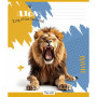 Зошит Школярик King of the Tropics 18 аркушів клітинка (018-3421K) Зошит Школярик King of the Tropics 18 аркушів клітинка (018-3421K)