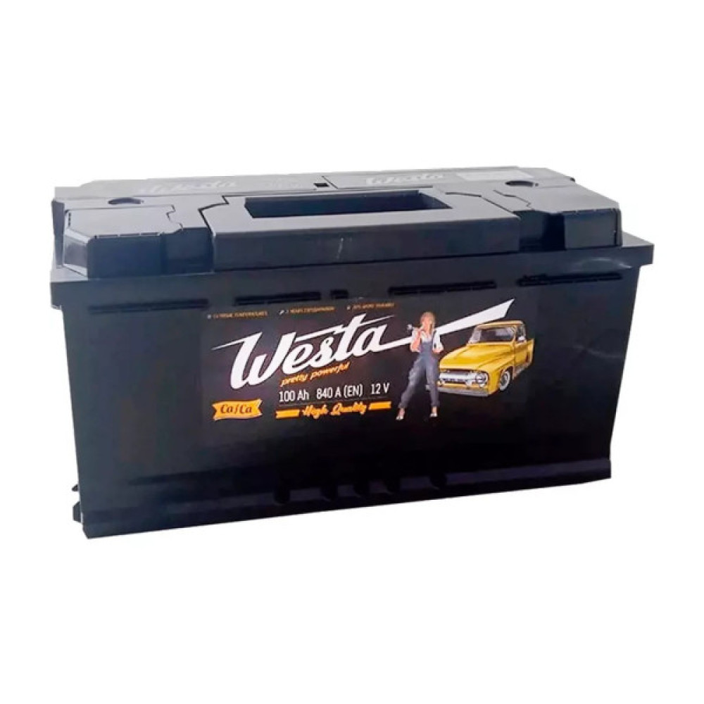 Акумулятор автомобільний Westa 6CT-100 А Pretty Powerful