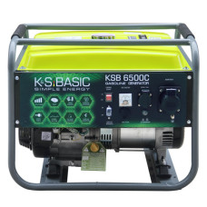 Генератор бензиновий Konner&Sohnen Basic KSB 6500C, 230В, 5.5кВт, ручний стартер, 66.6кг Генератор бензиновий Konner&Sohnen Basic KSB 6500C, 230В, 5.5кВт, ручний стартер, 66.6кг