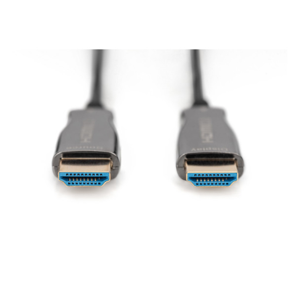 Кабель DIGITUS HDMI UHD 4K, AOC hybrid-fiber, type A M/M, 10м, чорний