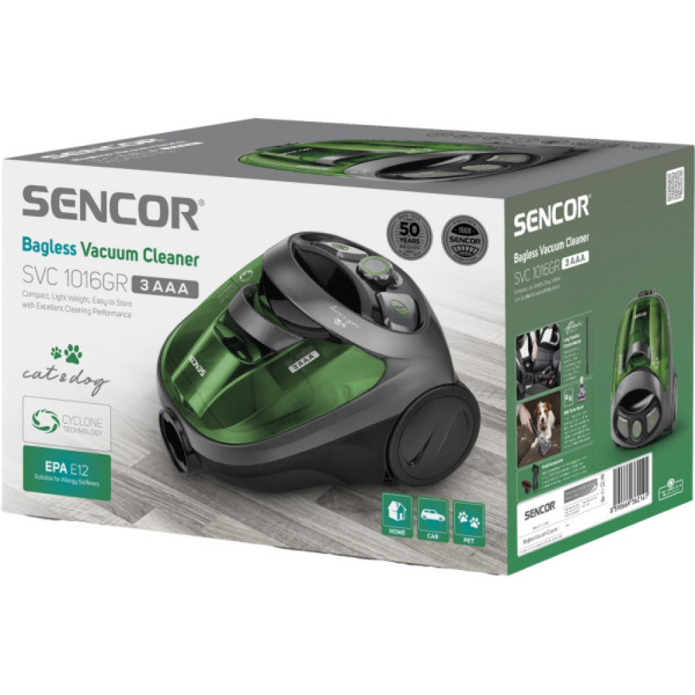 Пилосос Sencor SVC 1016GR
