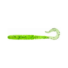 Силікон рибальський FishUP Vipo 2" 055 - Chartreuse/Black (10шт/уп) (1864.05.61)