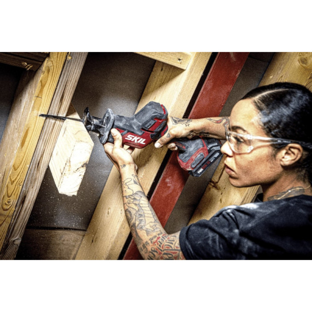 Пила шабельна акумуляторна SKIL 3475 CA Compact 20В пропил 200мм хід 25.4мм 1.8кг без АКБ та ЗП