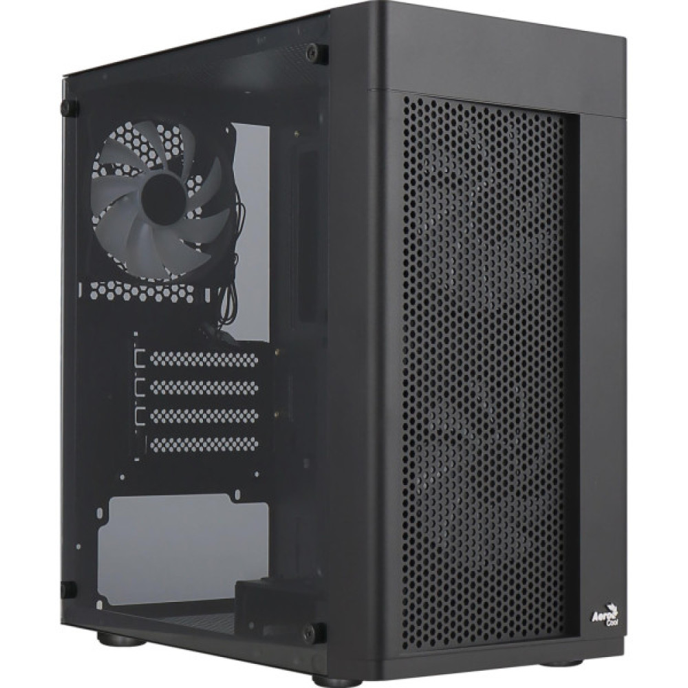 Корпус для ПК AeroCool Hexform-G-BK-v2 Black 600W (ACCX-PV38004.11)