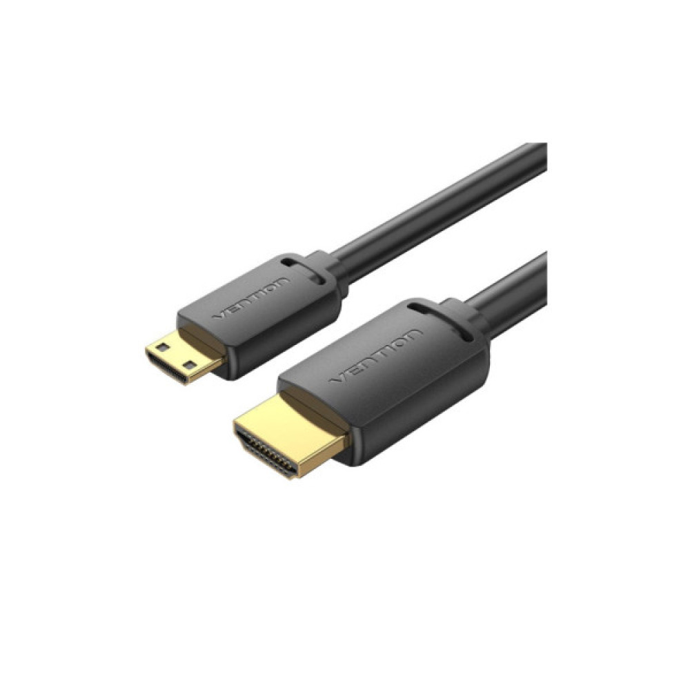 Кабель мультимедійний HDMI M to HDMI mini M 2.0m V2.0 4K60Hz 18Gbps HDR Dolby Vention (AGHBH)