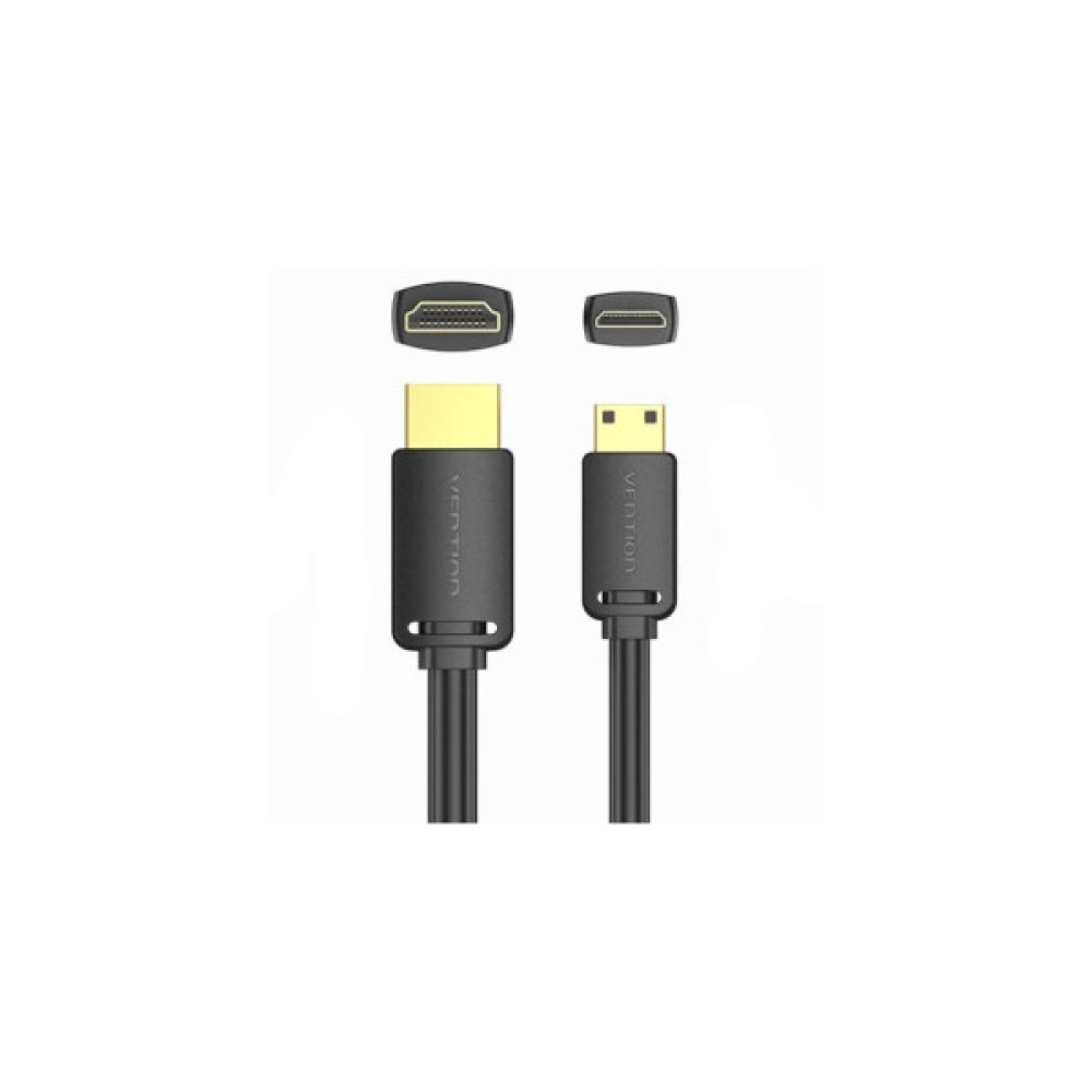 Кабель мультимедійний HDMI M to HDMI mini M 2.0m V2.0 4K60Hz 18Gbps HDR Dolby Vention (AGHBH)
