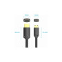 Кабель мультимедійний HDMI M to HDMI mini M 2.0m V2.0 4K60Hz 18Gbps HDR Dolby Vention (AGHBH)