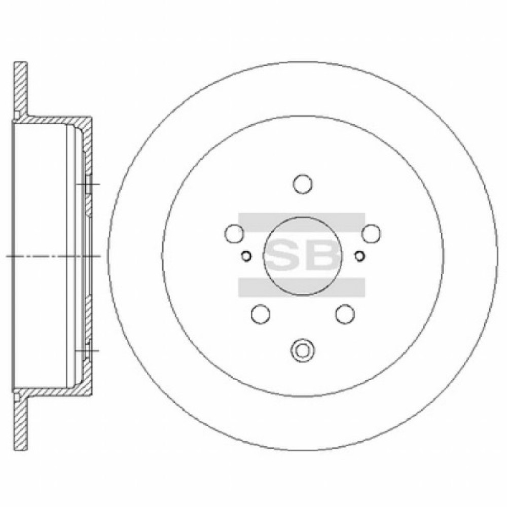 Гальмівний диск HI-Q SD4035