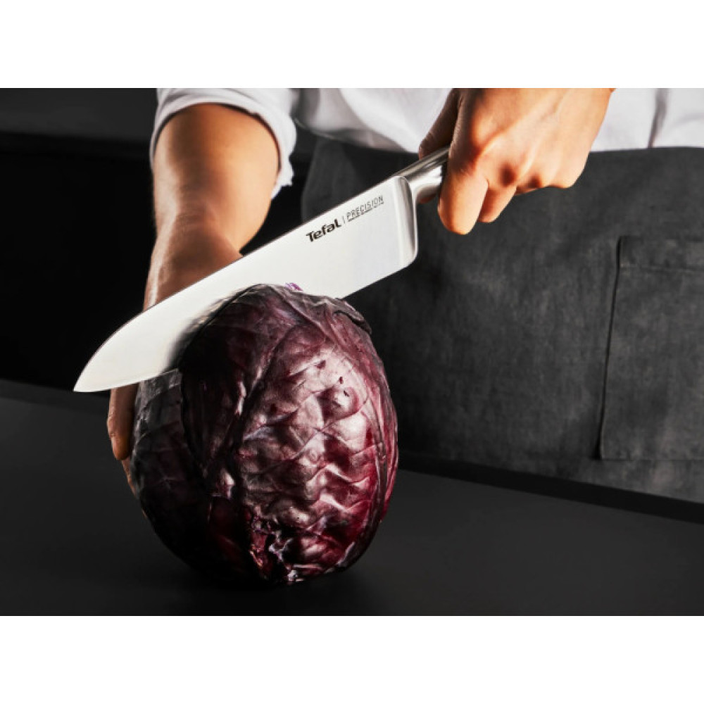 Кухонний ніж Tefal Precision 20см, нержавіюча сталь (K2890224) Кухонний ніж Tefal Precision 20см, нержавіюча сталь (K2890224)