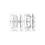 Гальмівні колодки Bosch 0 986 494 142 Гальмівні колодки Bosch 0 986 494 142