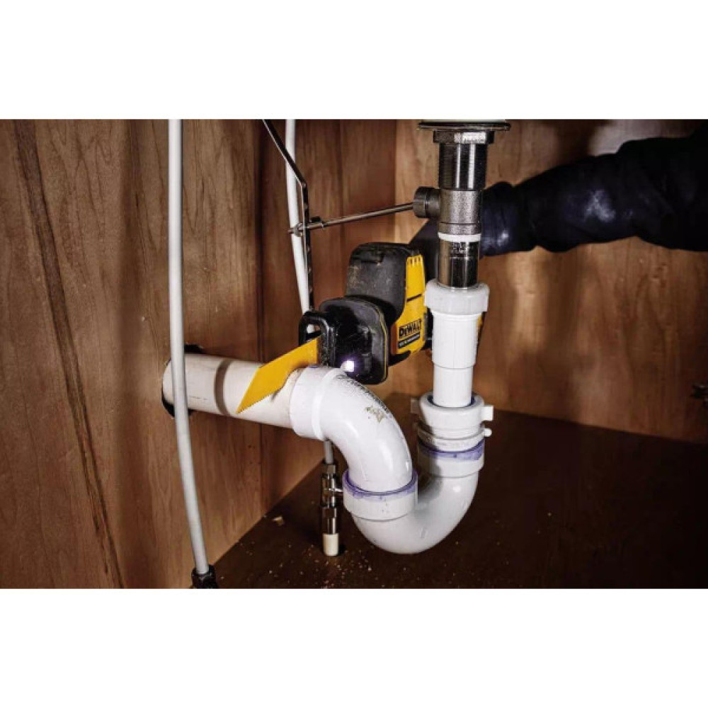 Пила шабельна акумуляторна DeWalt XR Li-lon 10.8/12В пропил 90мм 0-2800ход/хв 16мм 1.38кг без АКБ та ЗП