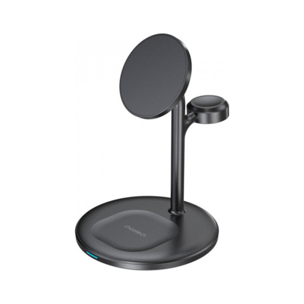 Зарядний пристрій Choetech 15W 3-in-1 Magnetic Wireless Fast Charger black (T585-F-101-CCBK)