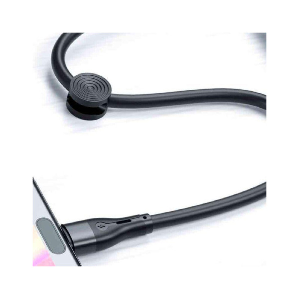 Дата кабель USB 2.0 AM to Lightning 0.25m 2.4A black XO (XO-NB179-025-BK)