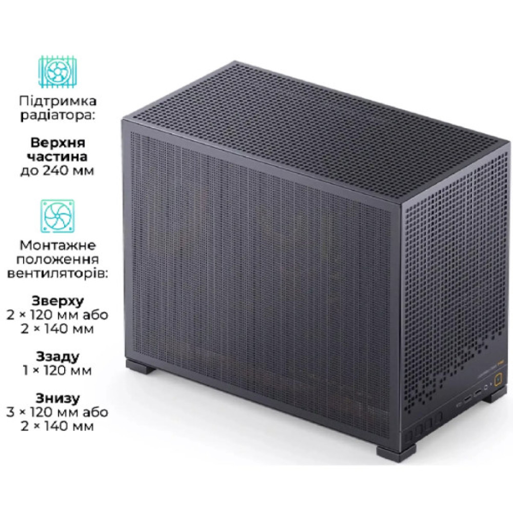 Корпус для ПК JONSBO D32 PRO MESH Black
